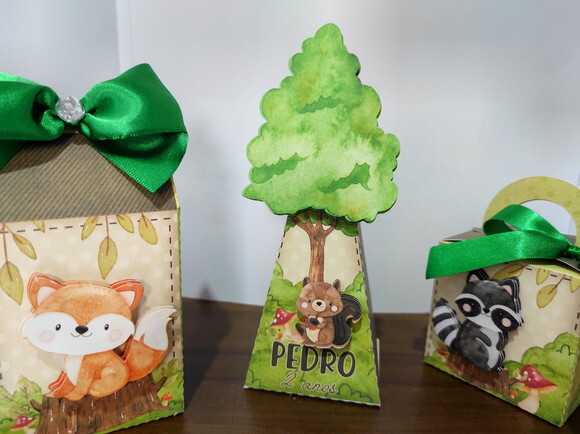 Kit Festa Bosque Encantado 30 Itens