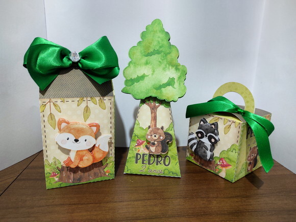 Kit Festa Bosque Encantado 30 Itens