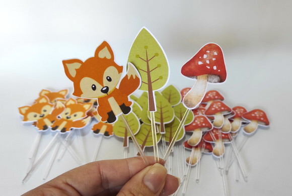 Kit Festa Bosque Encantado 90 Itens