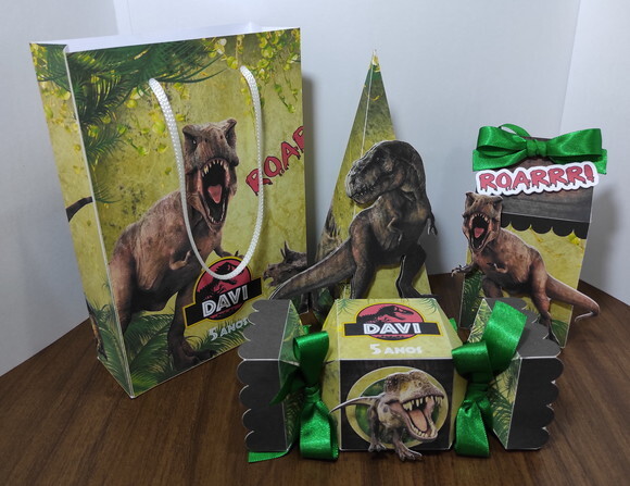 Kit Festa Dinossauro 20 itens