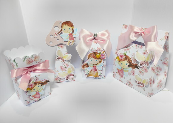 Kit Festa Jardim Das Fadas 40 Itens