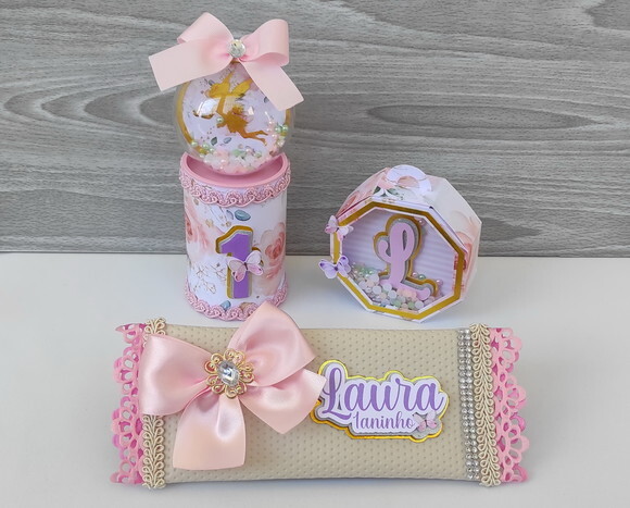 Kit Festa Jardim das Fadas Premium - 30 Itens