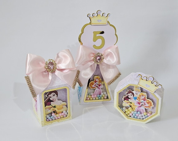 Kit Luxo Princesas Disney 15 Caixas