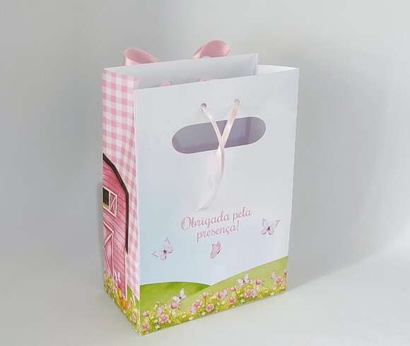 Sacola Surpresa Fazendinha Rosa
