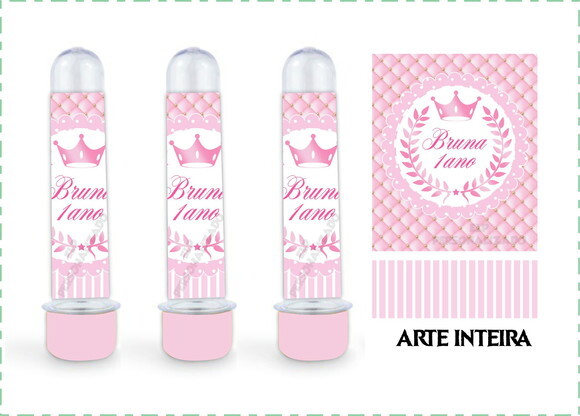 Tubete Princesa 30 Unid