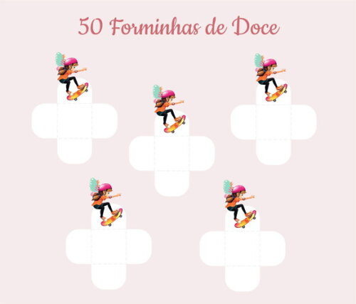 50 Forminhas de Doce