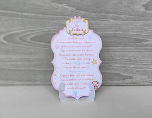 Agradecimento de Mesa Circo Rosa