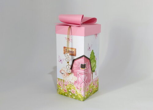 Caixa Shaker Fazendinha Rosa