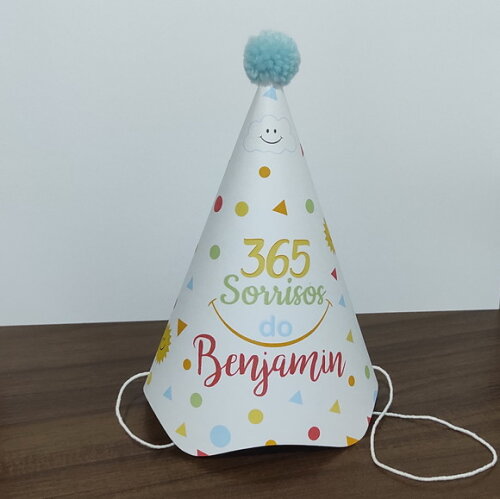 Chapéu de Aniversário 365 Sorrisos
