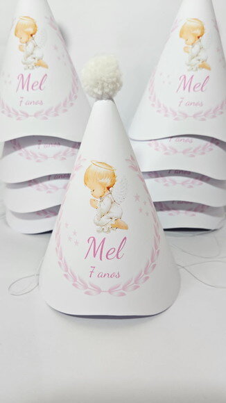 Chapéu de Aniversário Anjinho
