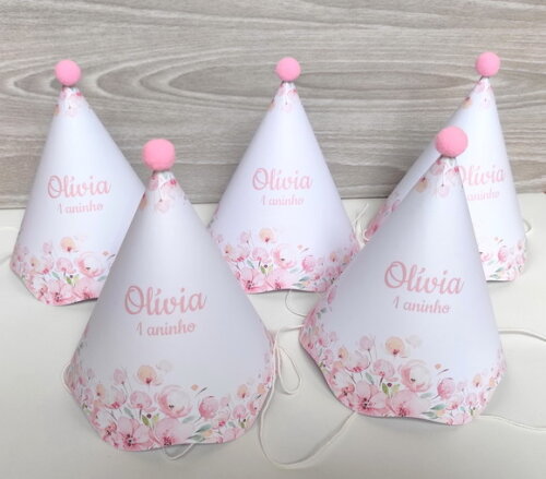 Chapéu de Aniversário Jardim Encantado