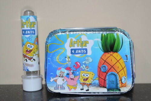 Kit Festa Bob Esponja 20 itens