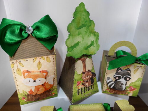 Kit Festa Bosque Encantado 40 Itens