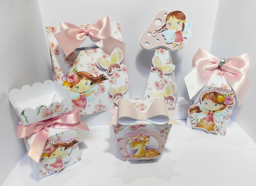 Kit Festa Jardim Das Fadas 25 Itens