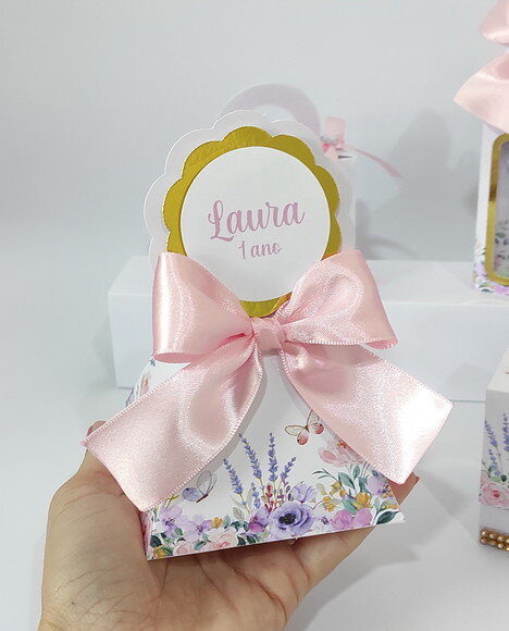 Kit Festa Jardim Lilás com Rosa 40 Itens