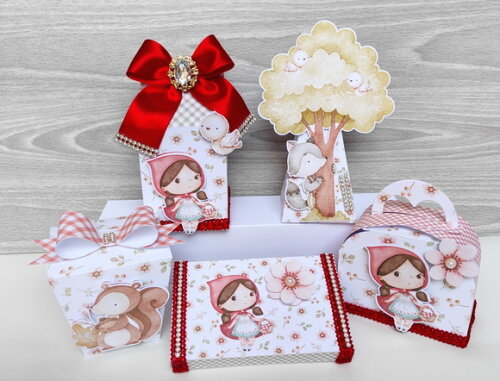 Kit Festa Luxo Chapeuzinho Vermelho 25 Itens