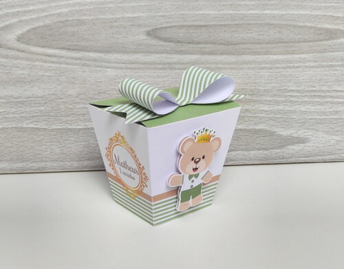 Kit Festa Ursinho Príncipe Verde 20 Itens