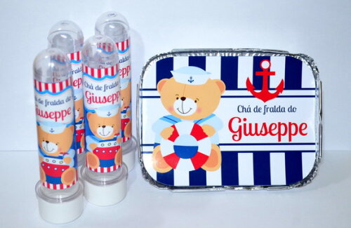 Kit Ursinho Marinheiro 20 Itens