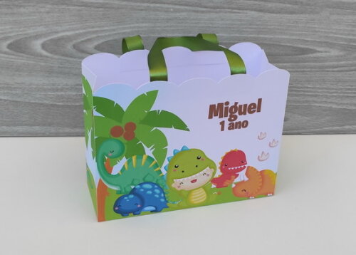 Sacola de Papel Dino Baby