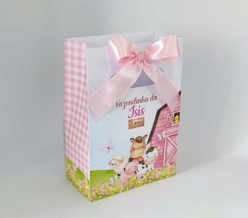 Sacola Surpresa Fazendinha Rosa