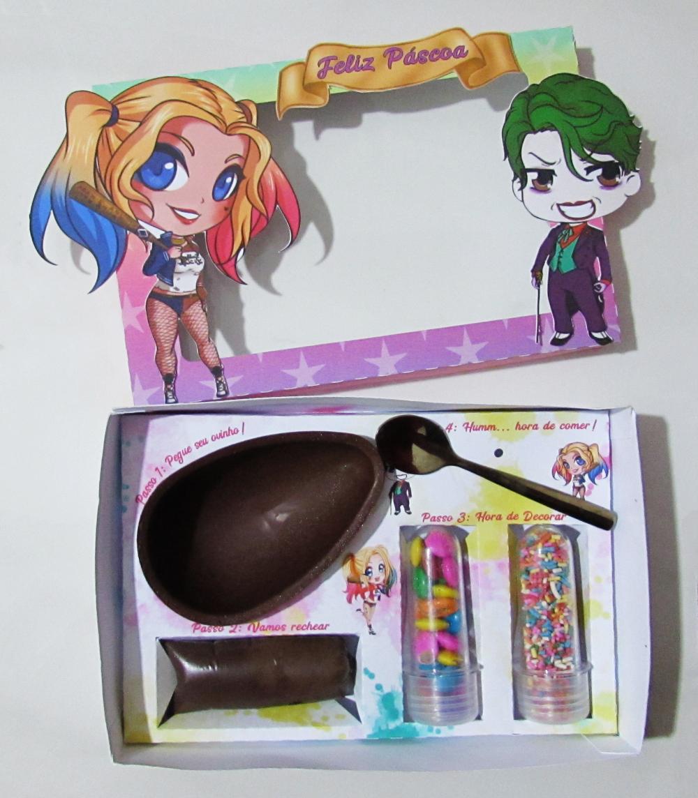 Arquivo de Corte Caixa Mini Confeiteiro Arlequina 01 - STUDIO/PDF