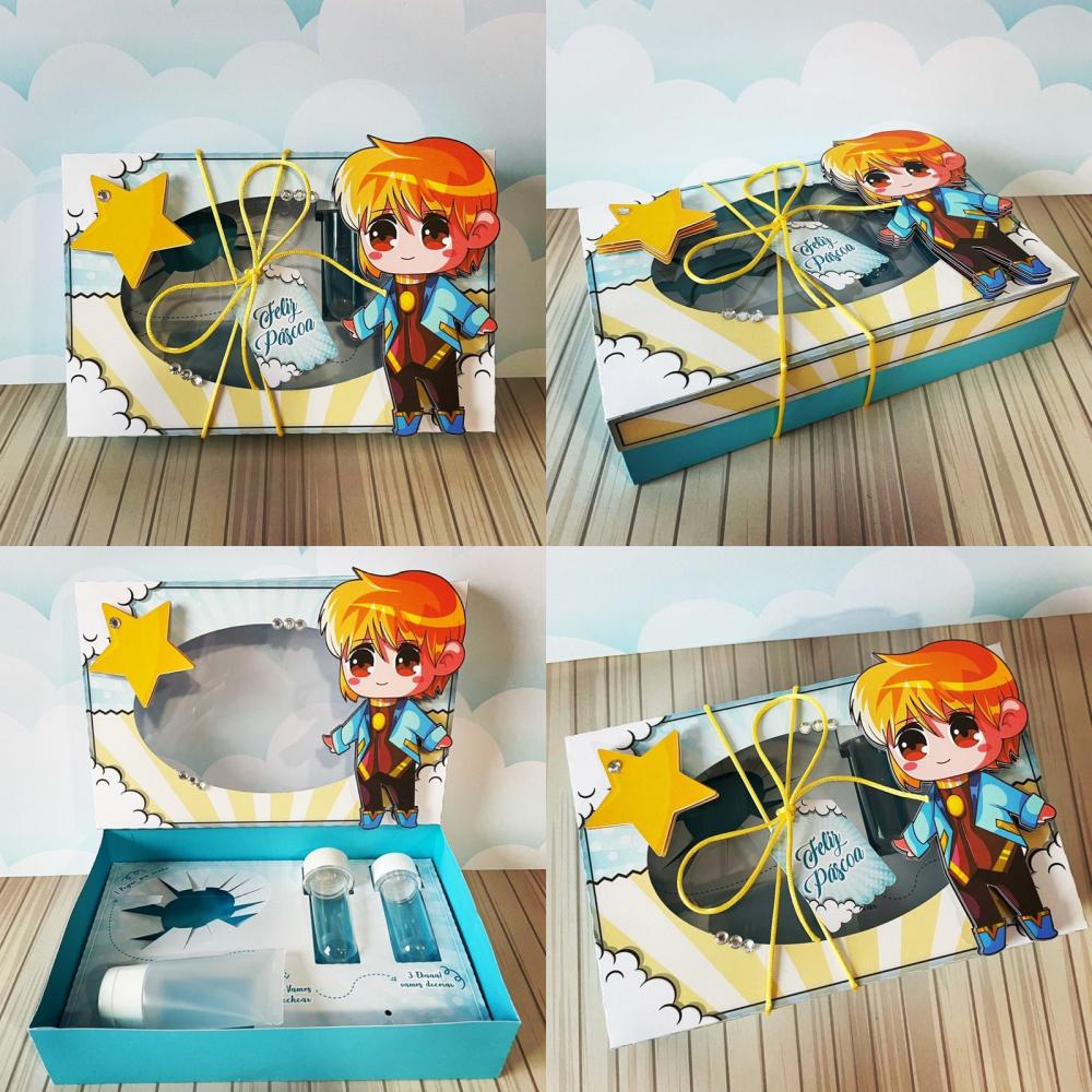 Arquivo de Corte Caixa Mini Confeiteiro Anime 01 - STUDIO/PDF/PNG