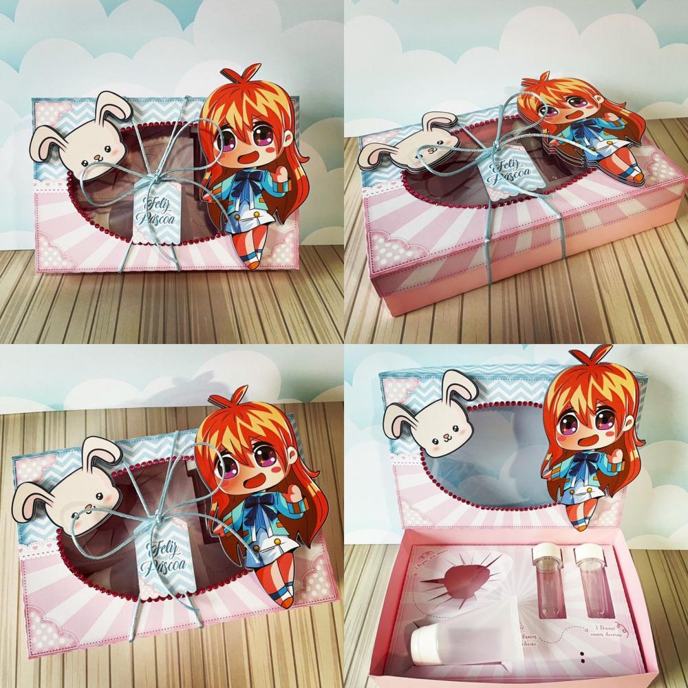 Arquivo de Corte Caixa Mini Confeiteiro Anime 02 - STUDIO/PDF/PNG