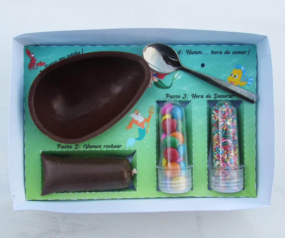 Arquivo de Corte Caixa Mini Confeiteiro Ariel 01 - STUDIO/PDF