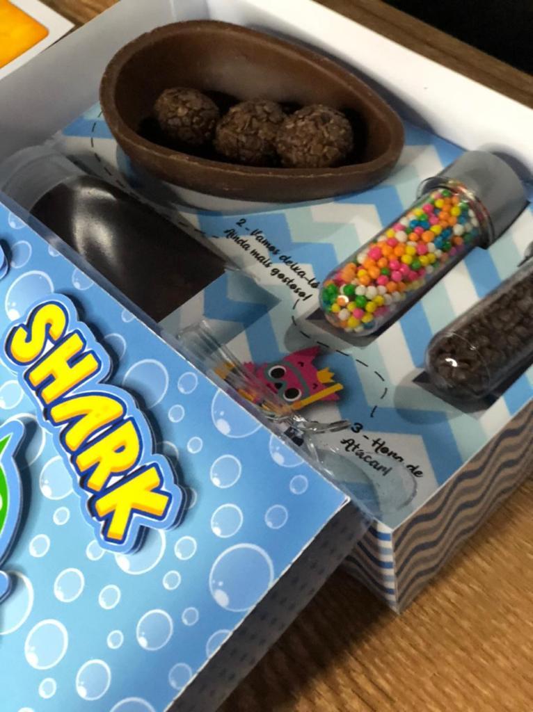 Arquivo de Corte Caixa Mini Confeiteiro Baby Shark 06 - STUDIO/PD