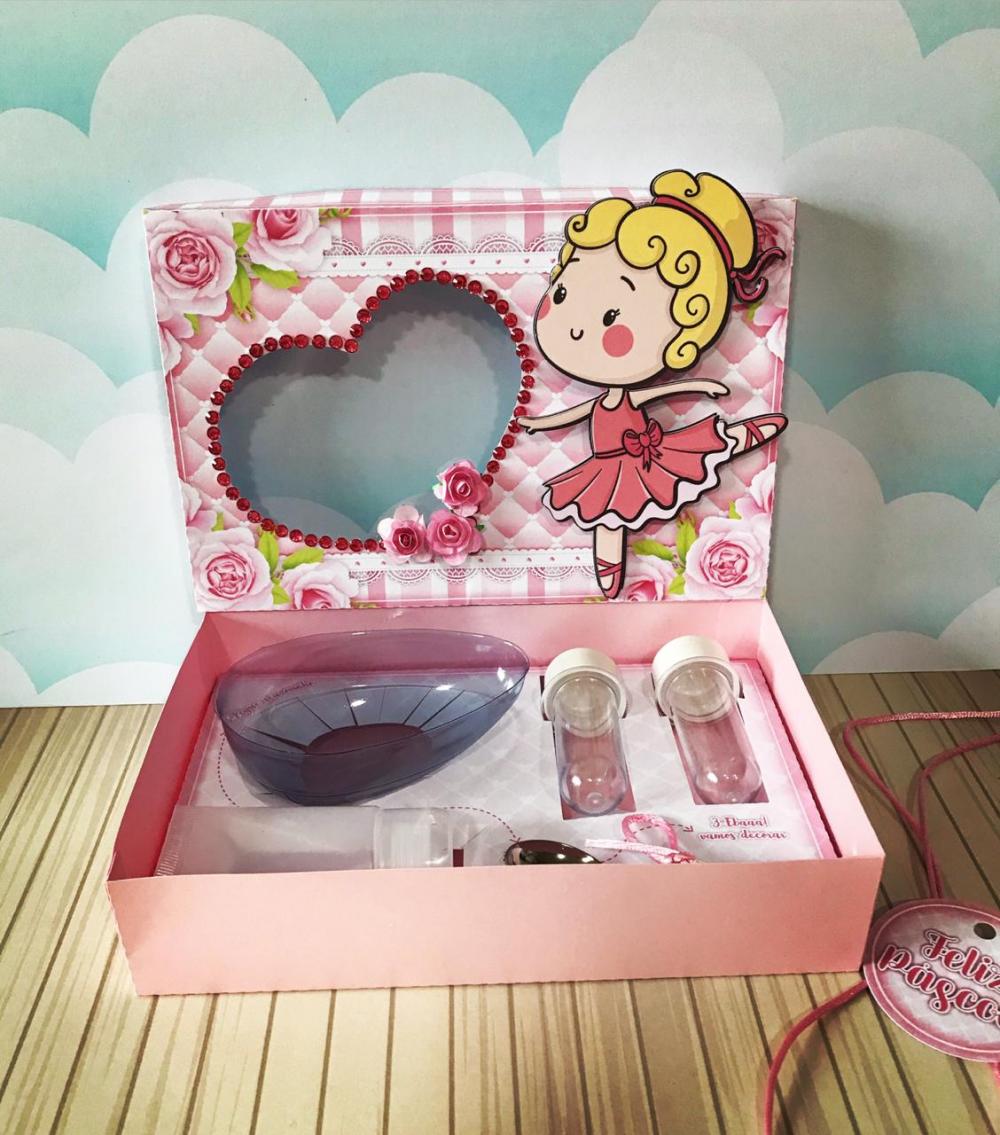 Arquivo de Corte Caixa Mini Confeiteiro Bailarina 01 - STUDIO/PDF