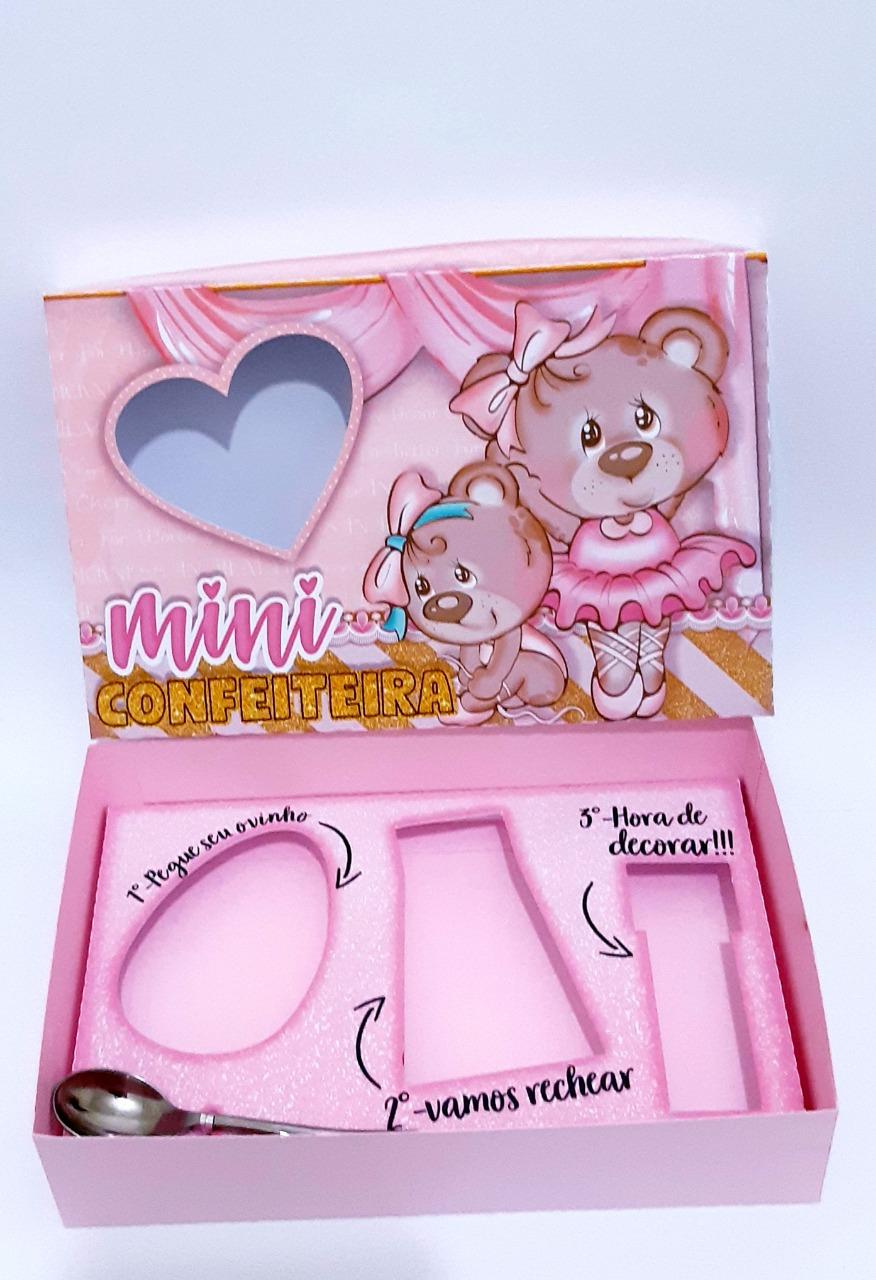 Arquivo de Corte Caixa Mini Confeiteiro Bailarina 03 - STUDIO/PDF