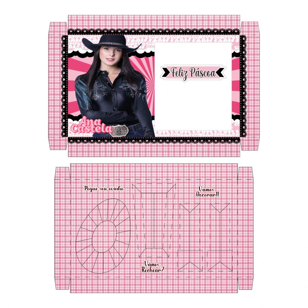 Arquivo de Corte Caixa Mini Confeiteiro Ana Castela 01 - STUDIO/P