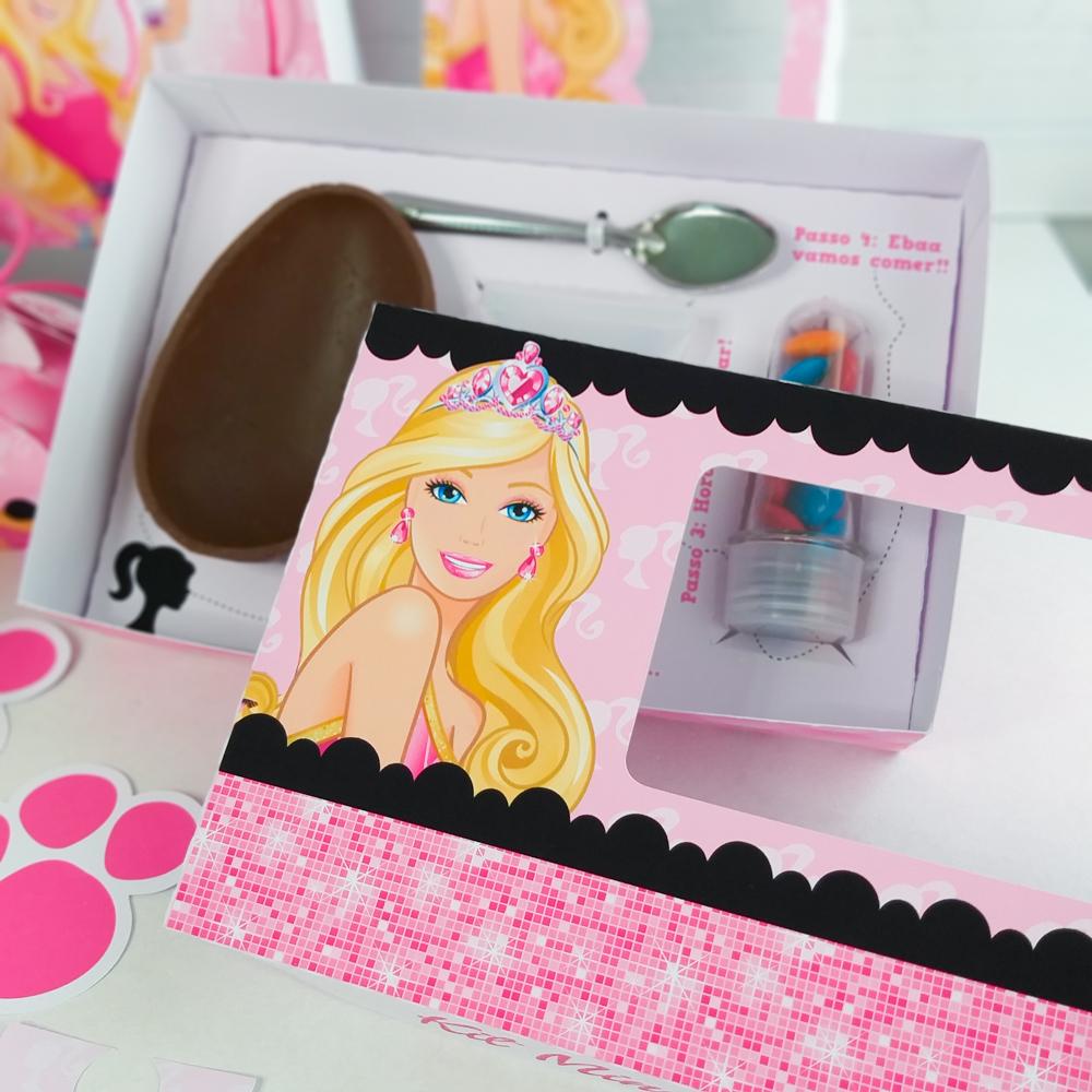 Arquivo de Corte Caixa Mini Confeiteiro Barbie 05 - STUDIO/PDF