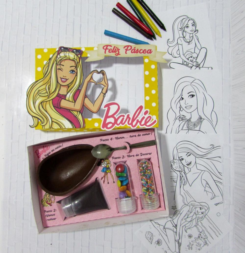 Arquivo de Corte Caixa Mini Confeiteiro Barbie 08 - STUDIO/PDF