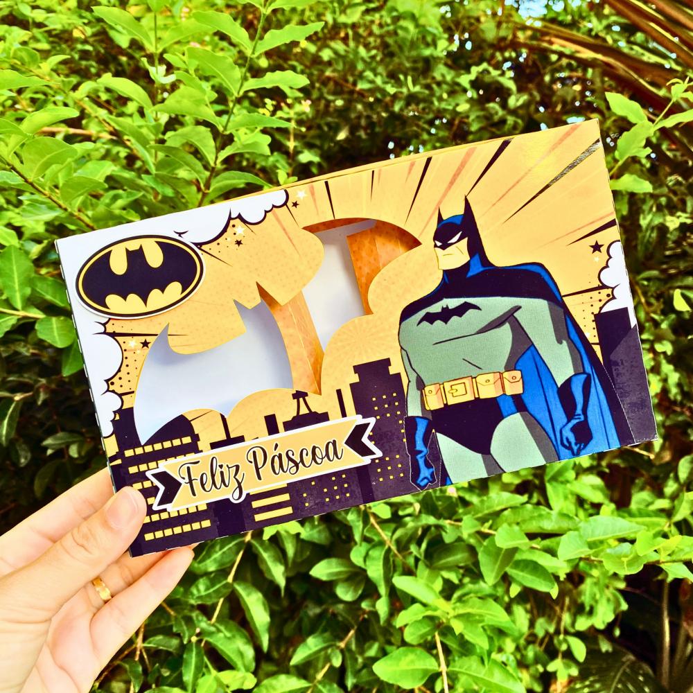 Arquivo de Corte Caixa Mini Confeiteiro Batman 06 - STUDIO/PDF
