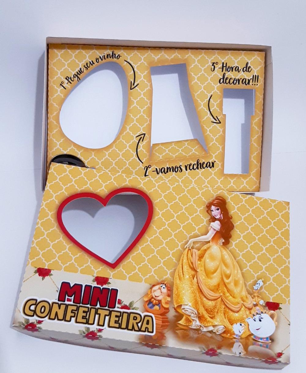 Arquivo de Corte Caixa Mini Confeiteiro Bela e a Fera 01 - STUDIO