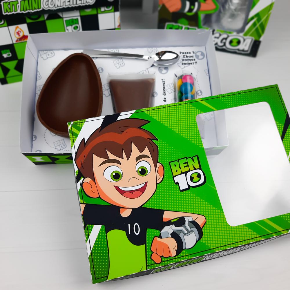 Arquivo de Corte Caixa Mini Confeiteiro Ben 10 02 - STUDIO/PDF