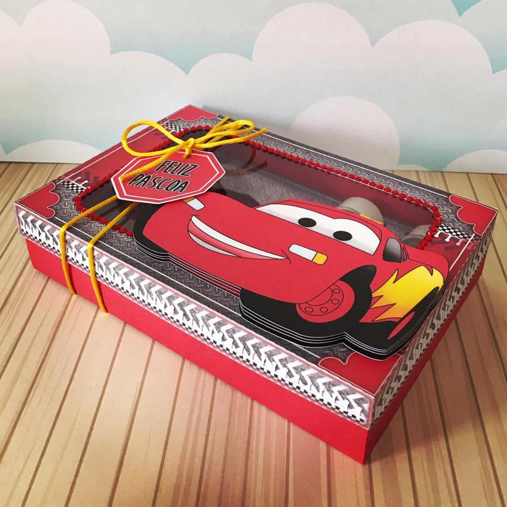 Arquivo de Corte Caixa Mini Confeiteiro Carros 01 - STUDIO/PDF/PN