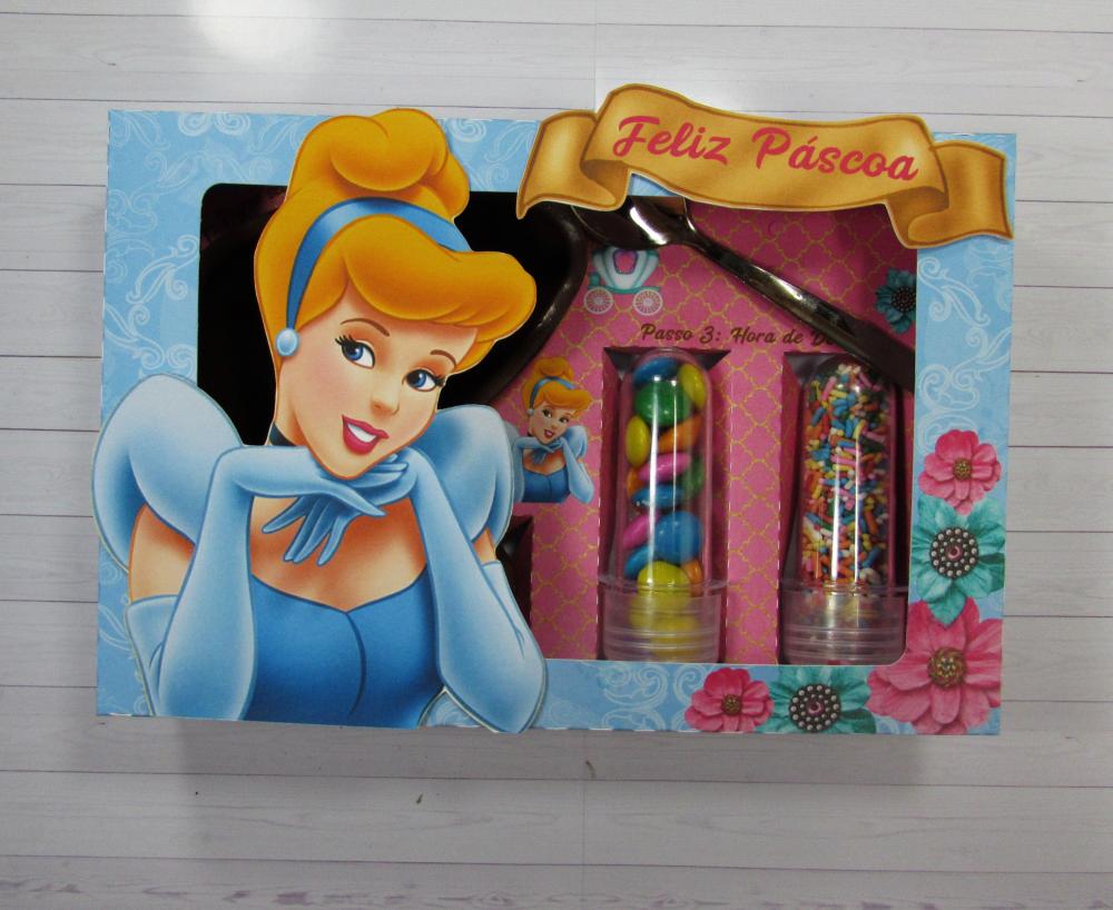 Arquivo de Corte Caixa Mini Confeiteiro Cinderela 01 - STUDIO/PDF