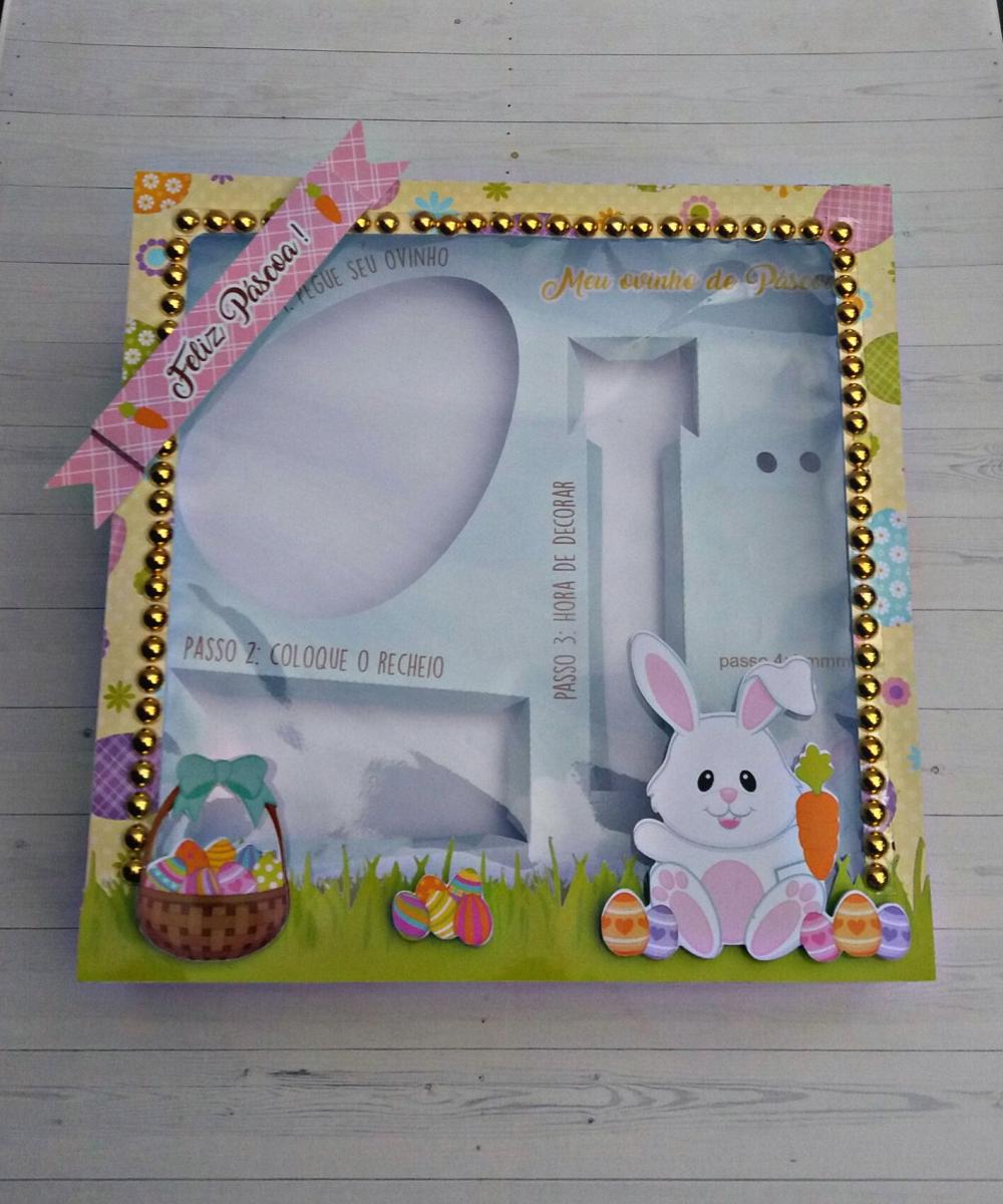 Arquivo de Corte Caixa Mini Confeiteiro Coelhinho 01 - STUDIO/PDF