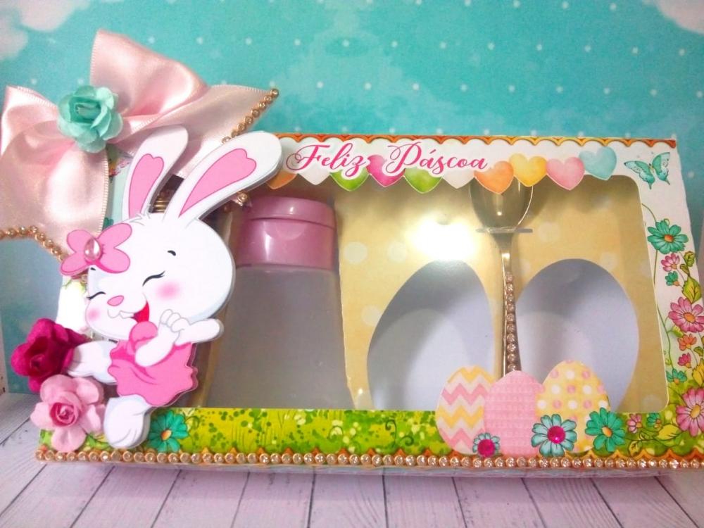 Arquivo de Corte Caixa Mini Confeiteiro Coelhinho 02 - STUDIO/PDF