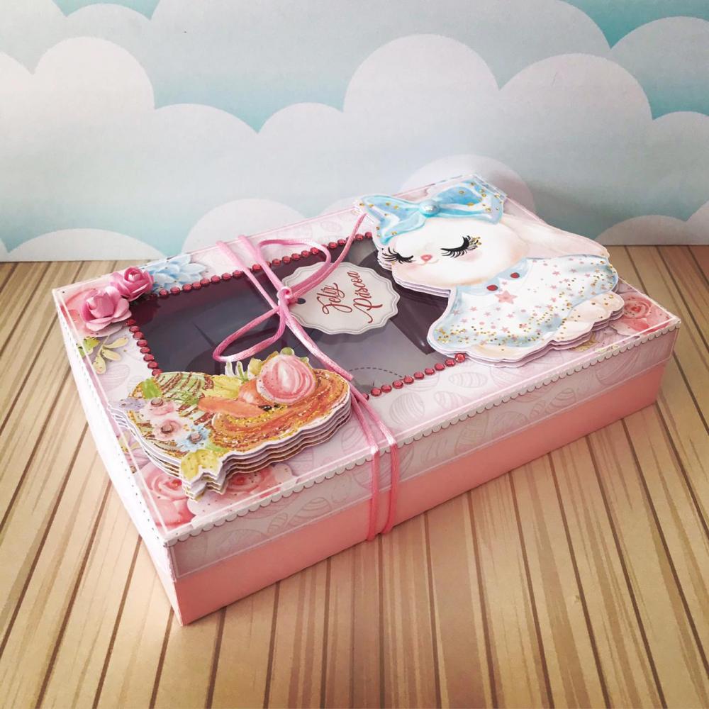 Arquivo de Corte Caixa Mini Confeiteiro Coelhinho 15 150g - STUDI