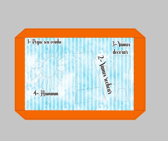 Arquivo de Corte Caixa Mini Confeiteiro Coelhinho 21 - STUDIO/PDF