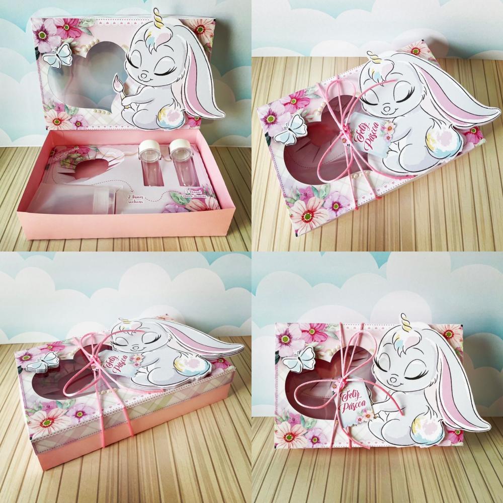 Arquivo de Corte Caixa Mini Confeiteiro Coelhinho 23 - STUDIO/PDF