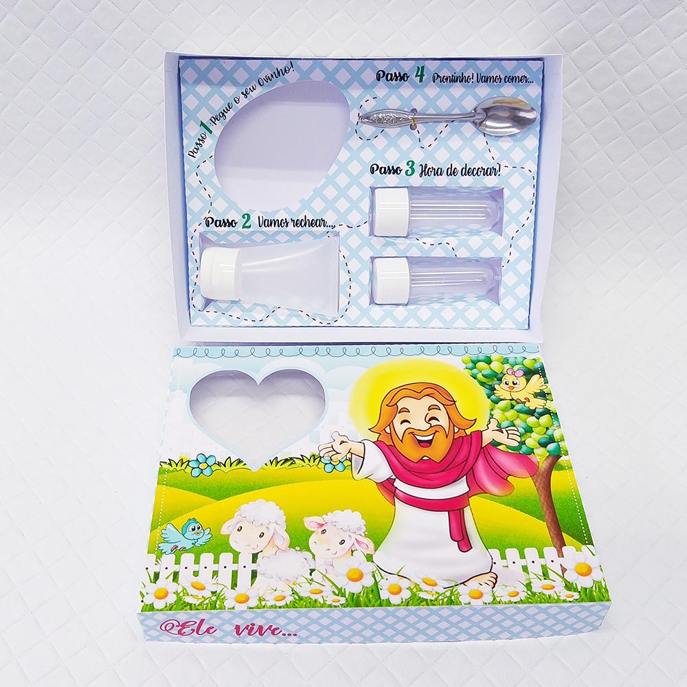 Arquivo de Corte Caixa Mini Confeiteiro Cristã 01 - STUDIO/PDF