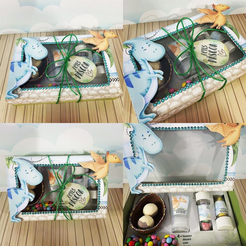 Arquivo de Corte Caixa Mini Confeiteiro Dinossauro 05 - STUDIO/PD