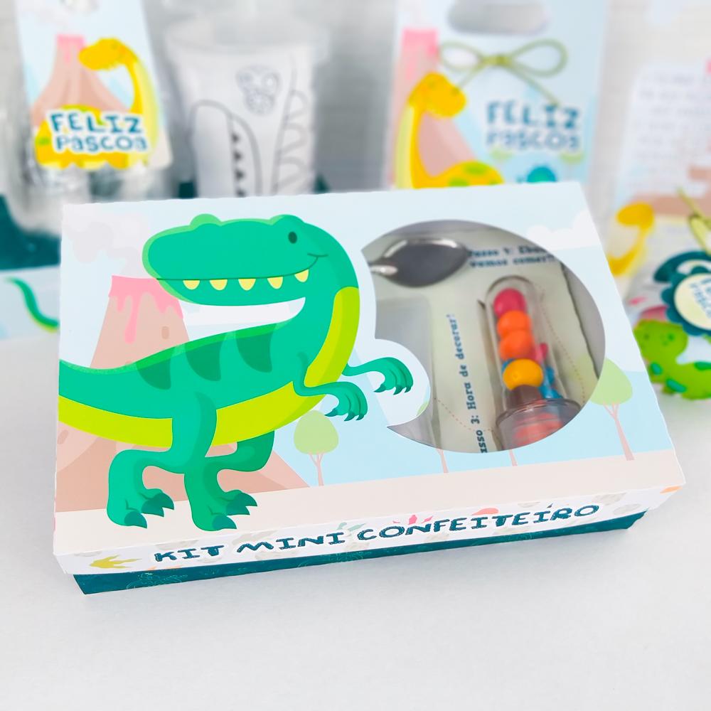 Arquivo de Corte Caixa Mini Confeiteiro Dinossauro 07 - STUDIO/PD