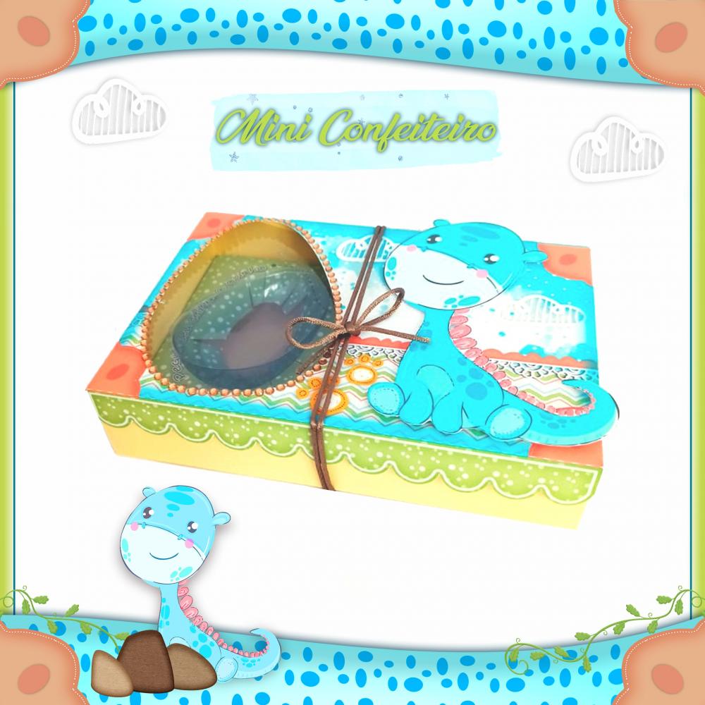Arquivo de Corte Caixa Mini Confeiteiro Dinossauro 08 - STUDIO/PD