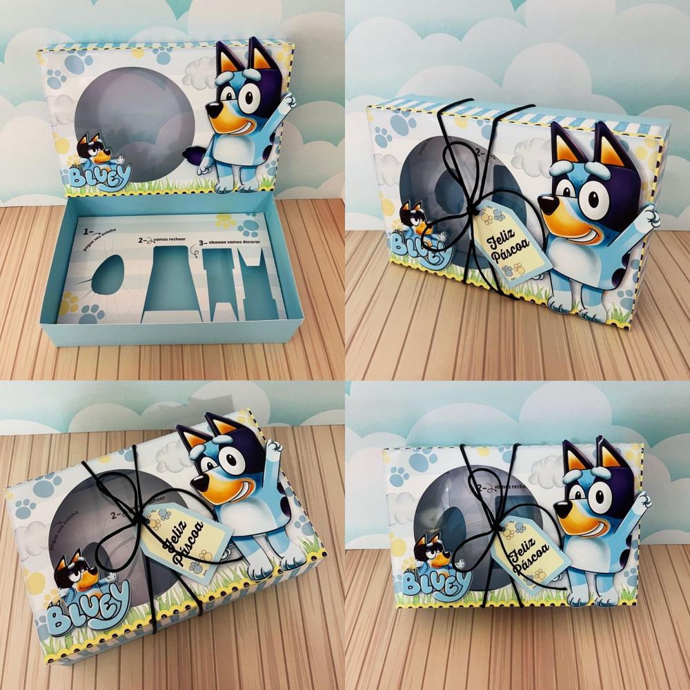 Arquivo de Corte Caixa Mini Confeiteiro Bluey e Bingo 01 - STUDIO