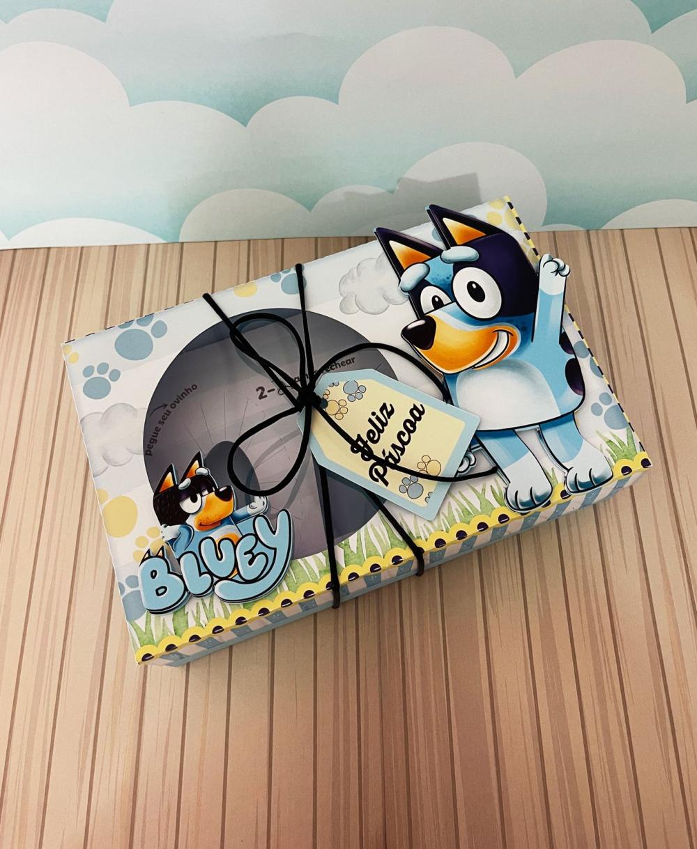 Arquivo de Corte Caixa Mini Confeiteiro Bluey e Bingo 01 - STUDIO